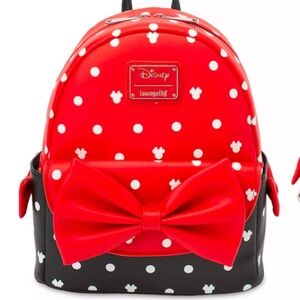 Loungefly Minnie Mouse Bow Mini Backpack